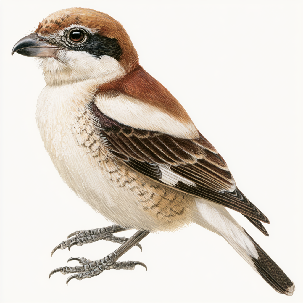 Woodchat Shrike